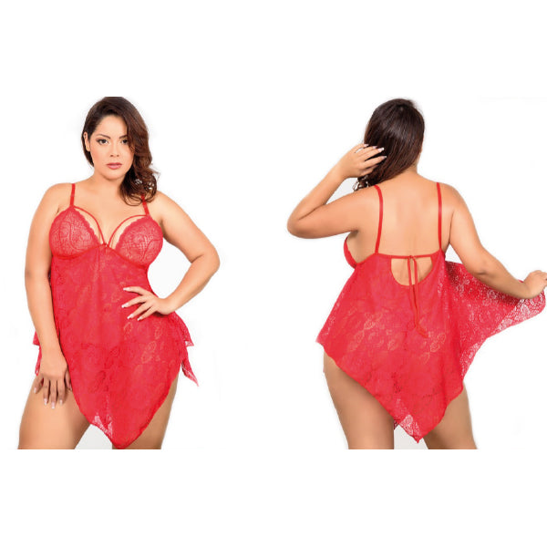 Babydoll Agata Rojo