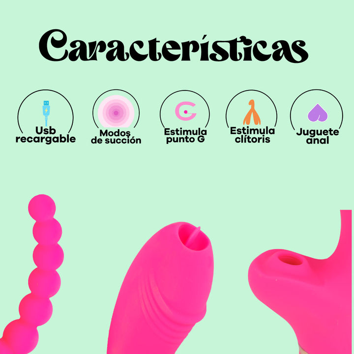 AMADEUS Juguete para triple estimulación