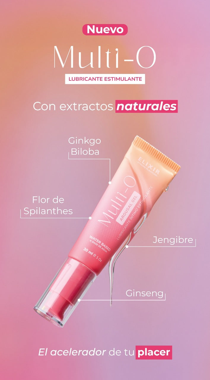 Multi O – Lubricante Estimulante para Orgasmos Más Intensos