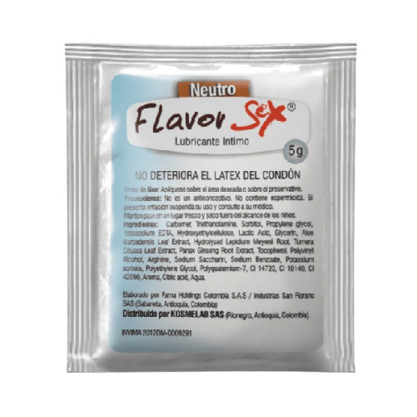 Lubricante Neutro (sachet)